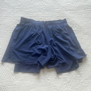 Lululemon Athletica Blue Athletic Shorts Breathable Fabric
